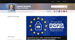 Desktop Screenshot of dominicdesbiens.com